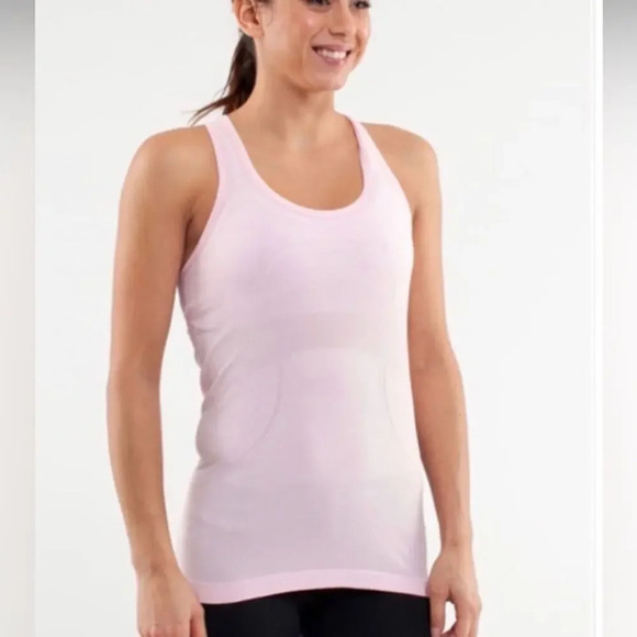 Lululemon Swiftly Tech Racerback Tank Light Pink Size 10 - Picture 1 of 5